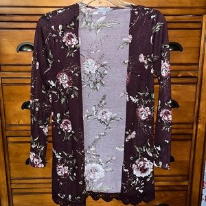 Long sleeve cardigan